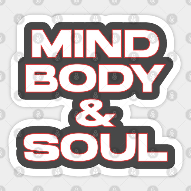 mind bosy and soul Sticker by KNI